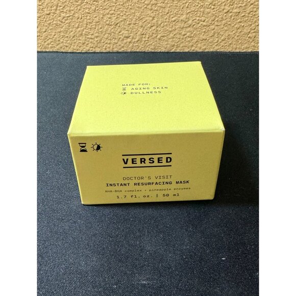 Versed Doctors Visit Instant Resurfacing Mask 1.7 Fl. Oz.  NEW IN PACKAGE - Picture 1 of 6